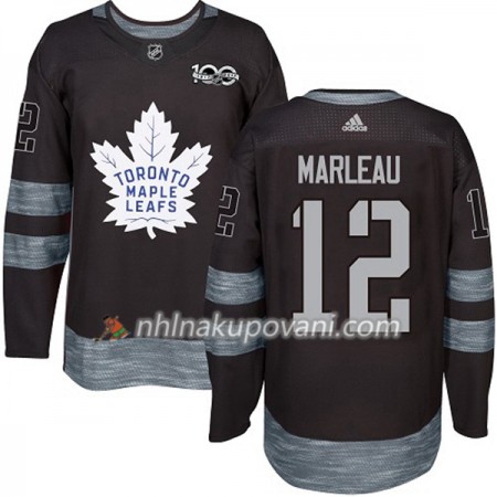 Toronto Maple Leafs Dresy Patrick Marleau 12 1917-2017 100th Anniversary Adidas Černá Authentic - Pánské